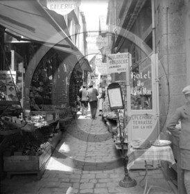 vi  858  Mont St Michel hotel du cheval blanc  dpt 50.jpg